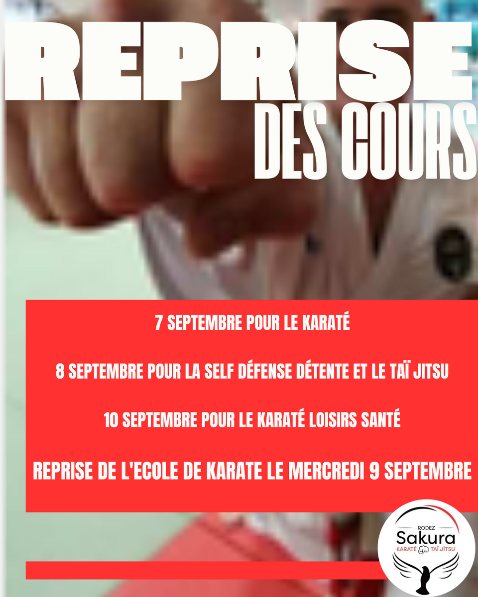 Reprise des cours