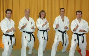 Nicolas, Alain, Anne, Didier, Sébastien - section tai jitsu