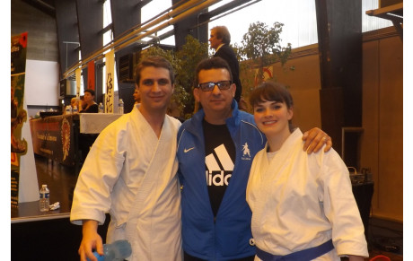 Coupe de France Tai jitsu le 4 et 5 avril, avec Nicolas et Anna