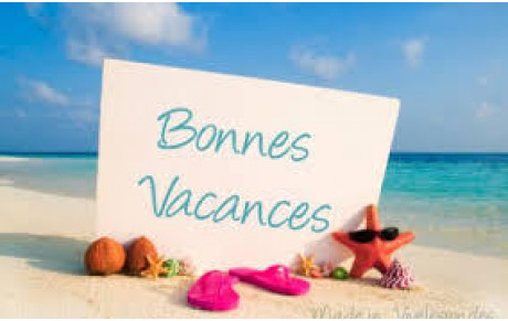 BONNES VACANCES