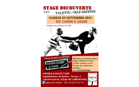 STAGE TAI JITSU SELF DEFENSE